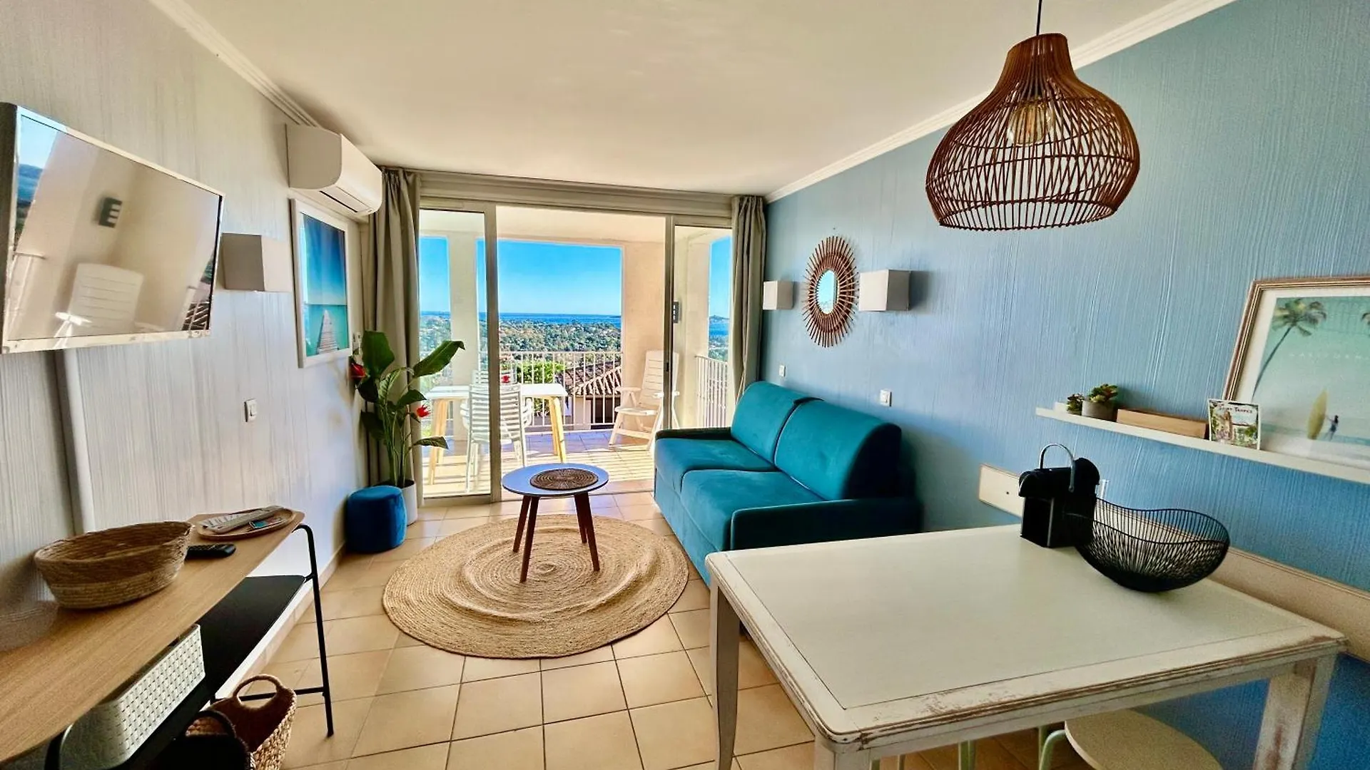 Les Restanques Roses 1178 Vue Mer Grimaud Francia